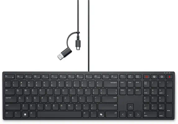 Clavier filaire de collaboration Pro - KB525C - belge (AZERTY) - Dell - visuel 1