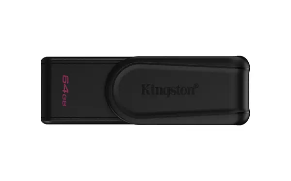 64GB Portable USB 3.2 Gen 1 DataTraveler Exodia S (Noir/Noir) - Kingston - Disque dur Externe - visuel 1