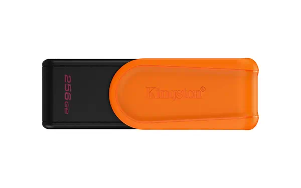 256GB Portable USB 3.2 Gen 1 DataTraveler Exodia S (Noir/Orange) - Kingston - Disque dur Externe - visuel 1