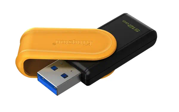 512GB Portable USB 3.2 Gen 1 DataTraveler Exodia S (Noir/Jaune) - Kingston - Disque dur Externe - visuel 2