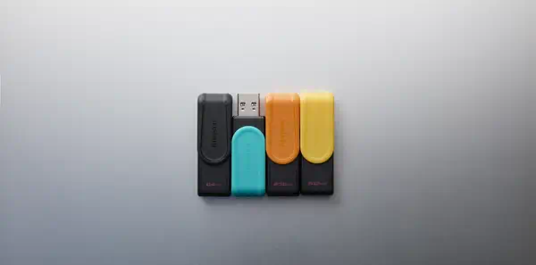 512GB Portable USB 3.2 Gen 1 DataTraveler Exodia S (Noir/Jaune) - Kingston - Disque dur Externe - visuel 5
