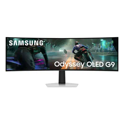 Samsung S49DG910SU écran plat de PC 124,5 cm (49") 5120 x 1440 pixels Dual QHD OLED Argent - Ecran Ordinateur - visuel 1