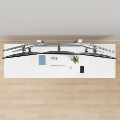 StarTech.com 6-MONITOR-ARM-A support d'écran plat pour bureau 81,3 cm (32") Blanc - Accessoire ENI, TBI et VPI - visuel 10