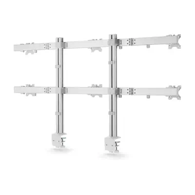 StarTech.com 6-MONITOR-ARM-A support d'écran plat pour bureau 81,3 cm (32") Blanc - Accessoire ENI, TBI et VPI - visuel 2