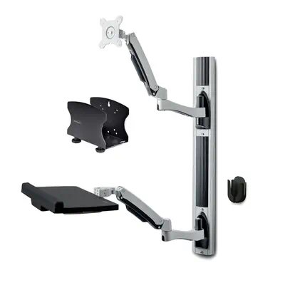 Poste de Travail Mural, Support VESA de Moniteur/Écran 32" Support pour Écran/Moniteur (10kg) - Supp - StarTech - Autre Accessoire pour portable - visuel 1