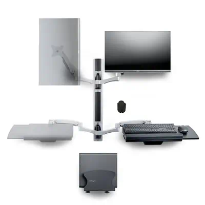 Poste de Travail Mural, Support VESA de Moniteur/Écran 32" Support pour Écran/Moniteur (10kg) - Supp - StarTech - Autre Accessoire pour portable - visuel 2