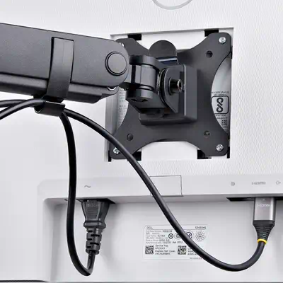 Support de Bureau pour 3 Écrans 27", VESA 75x75/100x100, Bras Articulé Réglable sans Outils, Pince e - StarTech - Accessoire ENI, TBI et VPI - visuel 9