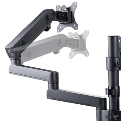 Support de Bureau pour 3 Écrans 27", VESA 75x75/100x100, Bras Articulé Réglable sans Outils, Pince e - StarTech - Accessoire ENI, TBI et VPI - visuel 7