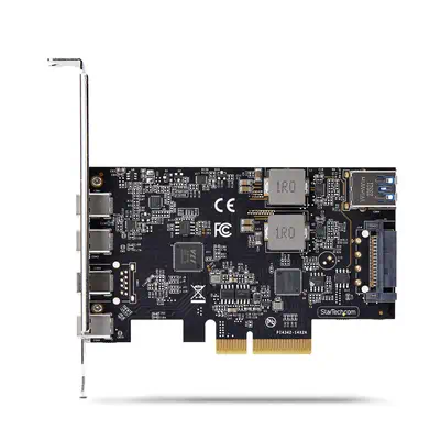 Carte PCIe USB à 5 Ports, USB 3.2 10Gbps, Carte PCI Express avec 4x USB-C et 1x USB-A interne, Carte - StarTech - Switchs et Hubs - visuel 5