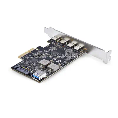 Carte PCIe USB à 5 Ports, USB 3.2 10Gbps, Carte PCI Express avec 4x USB-C et 1x USB-A interne, Carte - StarTech - Switchs et Hubs - visuel 2