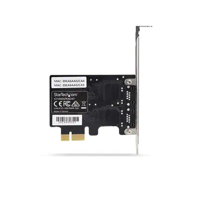 Carte Réseau PCIe Gigabit à 2 Ports, Carte NIC PCI Express 10/100/1000Mbps, Double Realtek RTL8111H, - StarTech - Accessoire Réseau - visuel 6
