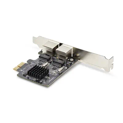 Carte Réseau PCIe Gigabit à 2 Ports, Carte NIC PCI Express 10/100/1000Mbps, Double Realtek RTL8111H, - StarTech - Accessoire Réseau - visuel 2