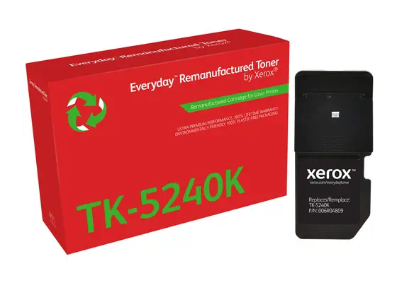 Toner remanufacturé Noir Everyday™ de Xerox compatible avec Kyocera TK-5240K, Capacité standard - visuel 1