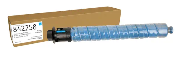 Toner remanufacturé Cyan Everyday™ de Xerox compatible avec Ricoh 842258, Capacité standard - visuel 1