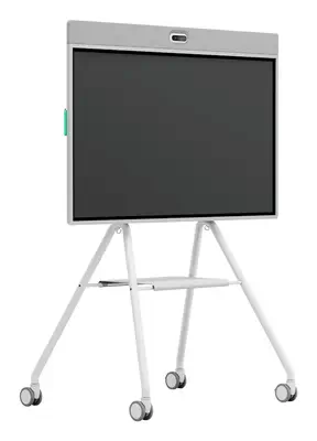 Logitech Rally Board 65 Cart Gris, Blanc Ecran plat Panier multimédia - Visioconférence - visuel 1