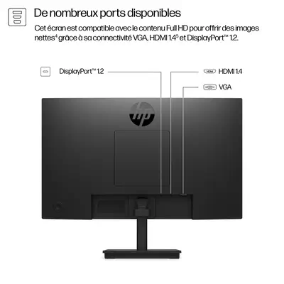 Moniteur FHD 21,5 pouces HP Series 3 Pro HP - visuel 1 - hello RSE - Cadre à micro-bords sur 3 côtés