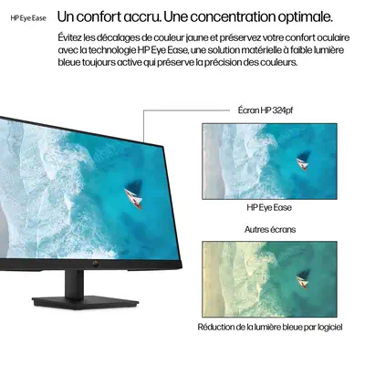 Moniteur FHD 23,8 pouces HP Series 3 Pro HP - visuel 1 - hello RSE - Taux de rafraîchissement de 100 Hz