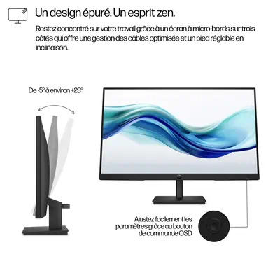 Moniteur FHD 23,8 pouces HP Series 3 Pro - 324pf - Ecran Ordinateur - visuel 9