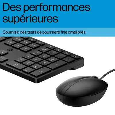Souris et clavier HP Wired Desktop 320MK - Clavier - visuel 8