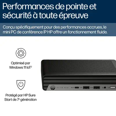 Kit de base Poly Studio G9 Plus pour Mini-PC IP HP Microsoft Teams avec TC10 - Visioconférence - visuel 10