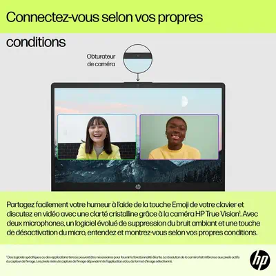 HP Laptop 15-fd0128nf Windows 11 Home HP - visuel 1 - hello RSE - Panneau antireflets