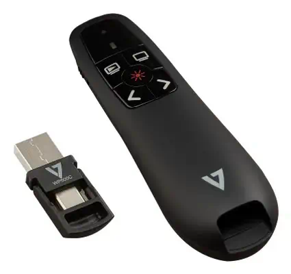Télécommande de présentation sans fil V7 WP500C double USB-C + USB-A - 2,40 GHz RF - Accessoire Vidéoprojecteur - visuel 5