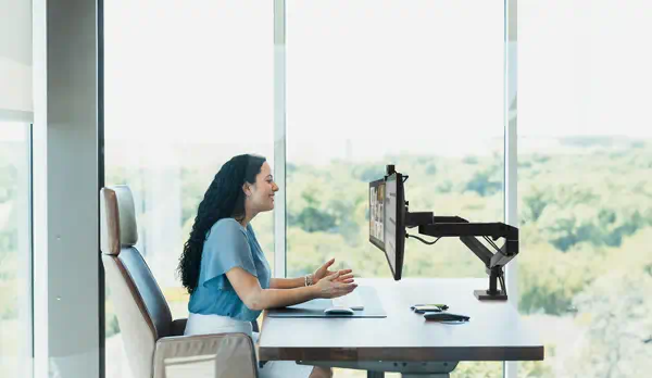 Ergotron LX Pro Series 45-686-292 support d'écran plat pour bureau 68,6 cm (27") Noir - Accessoire ENI, TBI et VPI - visuel 5