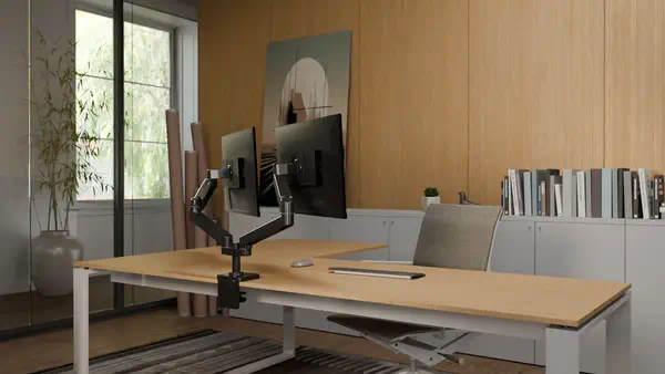 Ergotron LX Pro Series 45-686-292 support d'écran plat pour bureau 68,6 cm (27") Noir - Accessoire ENI, TBI et VPI - visuel 7