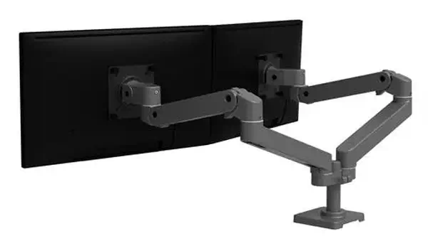 Ergotron LX Pro Series 45-686-293 support d'écran plat pour bureau 68,6 cm (27") Gris foncé - Accessoire ENI, TBI et VPI - visuel 1