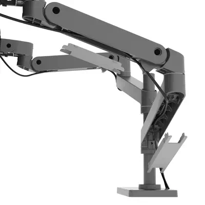 Ergotron LX Pro Series 45-690-293 support d'écran plat pour bureau 68,6 cm (27") Gris foncé - Accessoire ENI, TBI et VPI - visuel 9