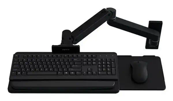 Bras LX Pro pour clavier avec fixation murale (noir) - Ergotron - Clavier - visuel 1