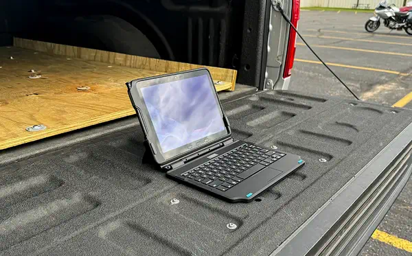 Gamber-Johnson 7160-1872-00 clavier pour tablette QWERTY Anglais américain Pogo Pin Noir - Clavier - visuel 6