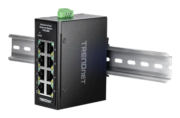 Trendnet TI-ELC80 commutateur réseau Non-géré Fast Ethernet (10/100) Noir - Switchs et Hubs - visuel 5