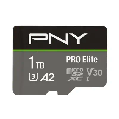PNY Pro Elite 1 To MicroSDXC UHS-I Classe 10 - Carte Mémoire - visuel 1