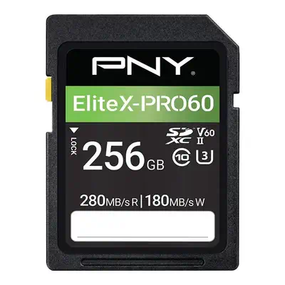 PNY EliteX-PRO60 256 Go SDXC UHS-II Classe 10 - Carte Mémoire - visuel 1
