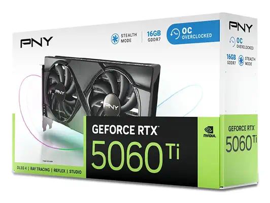 PNY GeForce RTX 5060 Ti OC NVIDIA 16 Go GDDR7 - Carte graphique - visuel 9