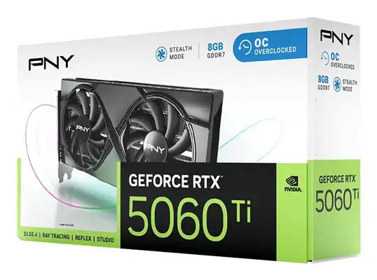 PNY GeForce RTX 5060 Ti OC NVIDIA 8 Go GDDR7 - Carte graphique - visuel 9