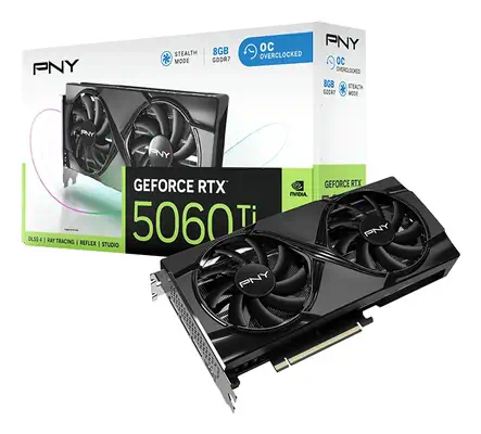 PNY GeForce RTX 5060 Ti OC NVIDIA 8 Go GDDR7 - Carte graphique - visuel 10