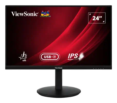 Viewsonic VG Series VG2409-MHDU-2 écran plat de PC 60,5 cm (23.8") 1920 x 1080 pixels Full HD LED No - Ecran Ordinateur - visuel 1