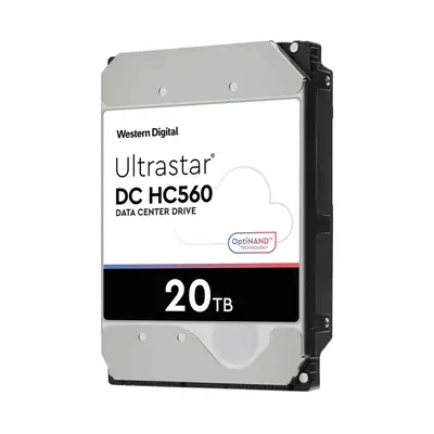 Western Digital Ultrastar DC HC560 disque dur 20 To 7200 tr/min 512 Mo 3.5" SAS / Serial ATA II - Disque dur Interne - visuel 1