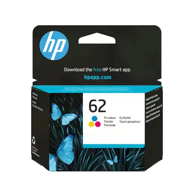 HP 62 cartouche d'encre trois couleurs authentique - Cartouches d'encre - visuel 1