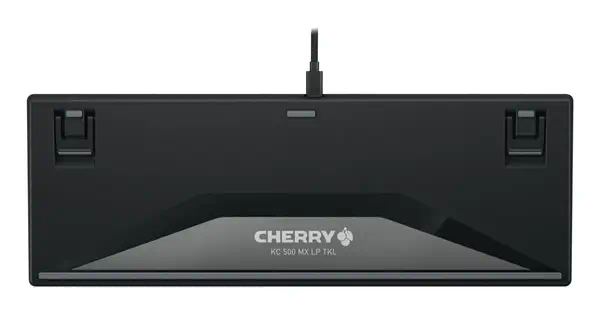 CHERRY KC 500 MX LP TKL clavier maison/bureau USB QWERTZ Allemand Noir, Gris - Clavier - visuel 2