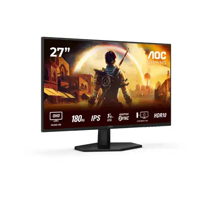 AOC G4 Q27G42XE écran plat de PC 68,6 cm (27") 2560 x 1440 pixels Quad HD Noir, Rouge - Ecran Ordinateur - visuel 2