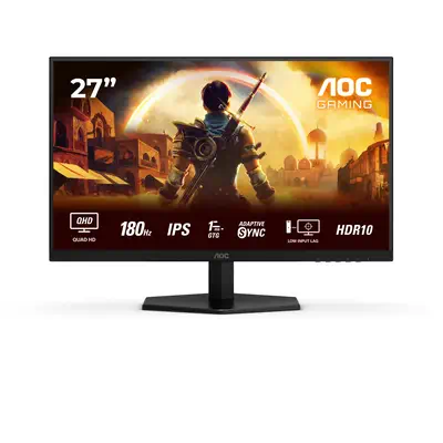 AOC G4 Q27G42XE écran plat de PC 68,6 cm (27") 2560 x 1440 pixels Quad HD Noir, Rouge - Ecran Ordinateur - visuel 1