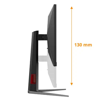 AOC G4 24G4HA écran plat de PC 60,5 cm (23.8") 1920 x 1080 pixels Full HD LED Noir, Rouge - Ecran Ordinateur - visuel 3