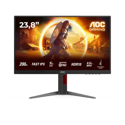 AOC G4 24G4HA écran plat de PC 60,5 cm (23.8") 1920 x 1080 pixels Full HD LED Noir, Rouge - Ecran Ordinateur - visuel 1