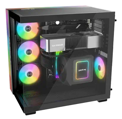 Light Base 600 LX Blanc | Boîtier PC ARGB vitré, Mini ITX / Micro ATX / ATX, 4 ventilateurs Light Wi - be quiet! - Boitier - visuel 5