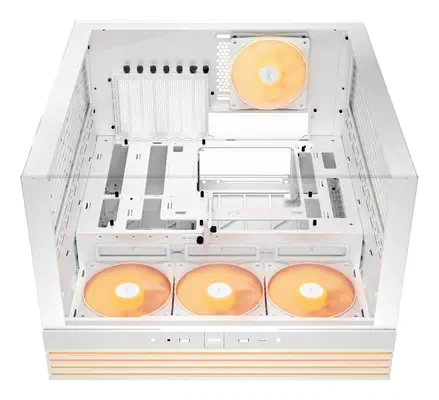 Light Base 600 LX Blanc | Boîtier PC ARGB vitré, Mini ITX / Micro ATX / ATX, 4 ventilateurs Light Wi - be quiet! - Boitier - visuel 6