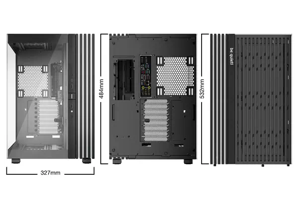Light Base 900 DX Noir | Boîtier PC ARGB vitré, Mini ITX / Micro ATX / ATX / E-ATX / XL-ATX - be quiet! - Boitier - visuel 2