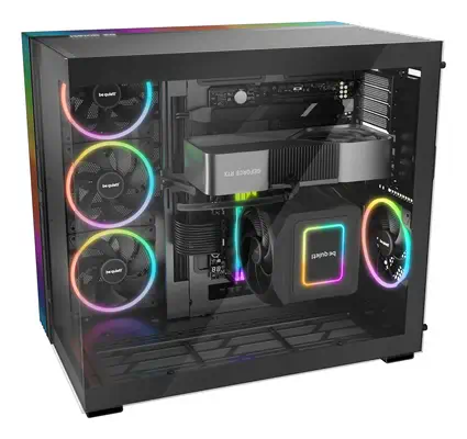 Light Base 900 DX Noir | Boîtier PC ARGB vitré, Mini ITX / Micro ATX / ATX / E-ATX / XL-ATX - be quiet! - Boitier - visuel 4